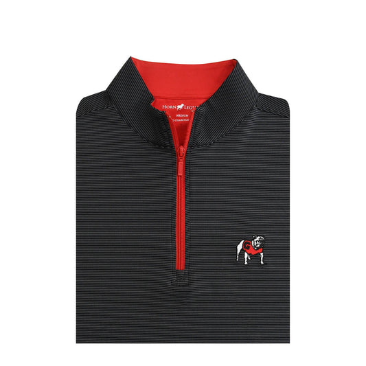 UGA Standing Dawg Pin Dot Pullover Black/Red