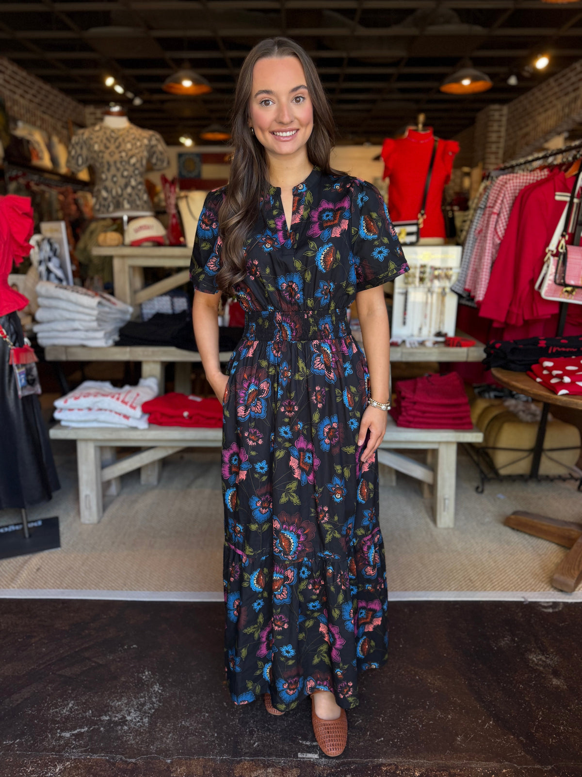 Belraj Poplin Maxi Dress Duna Floral